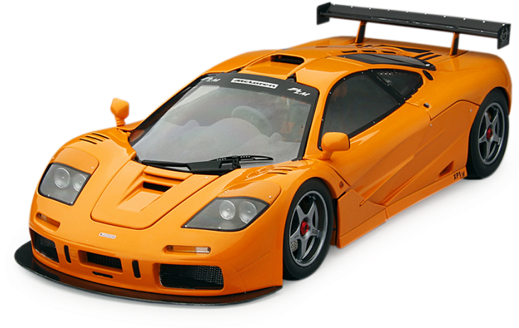 Orange Mc Laren F1 G T R Racecar