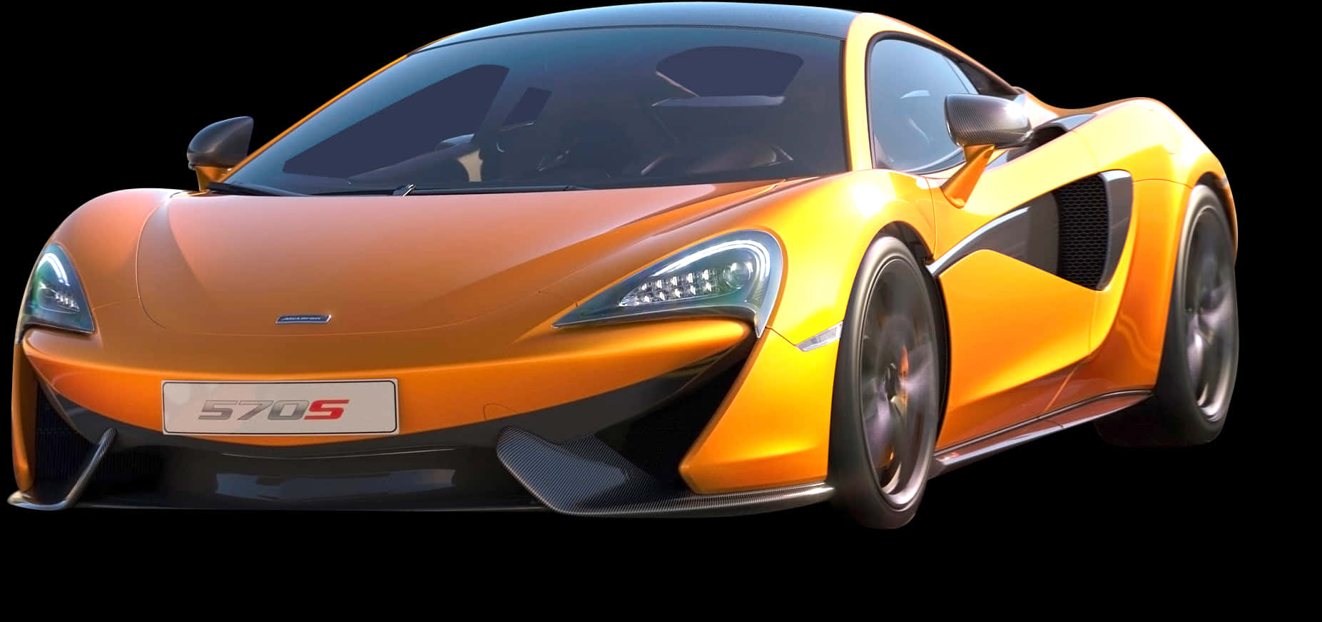 Orange Mc Laren570 S Sports Car