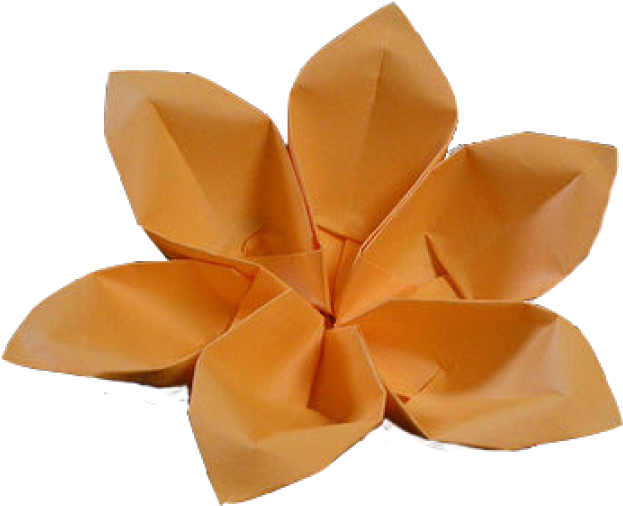 Flower Origami Png Image - Cherry Blossom Origami Clip Art, Transparent Png PNG image with a transparent background, free high-resolution download