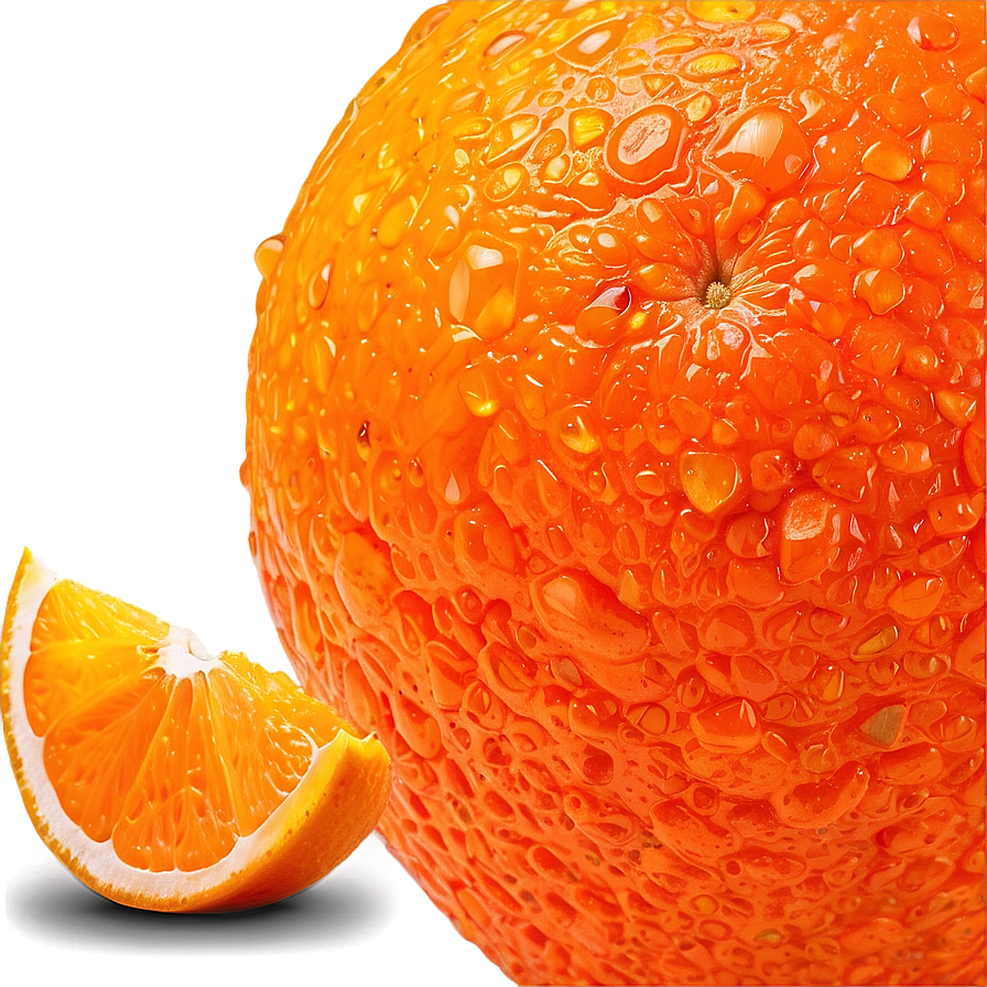 Orange Pulp Closeup Png 87