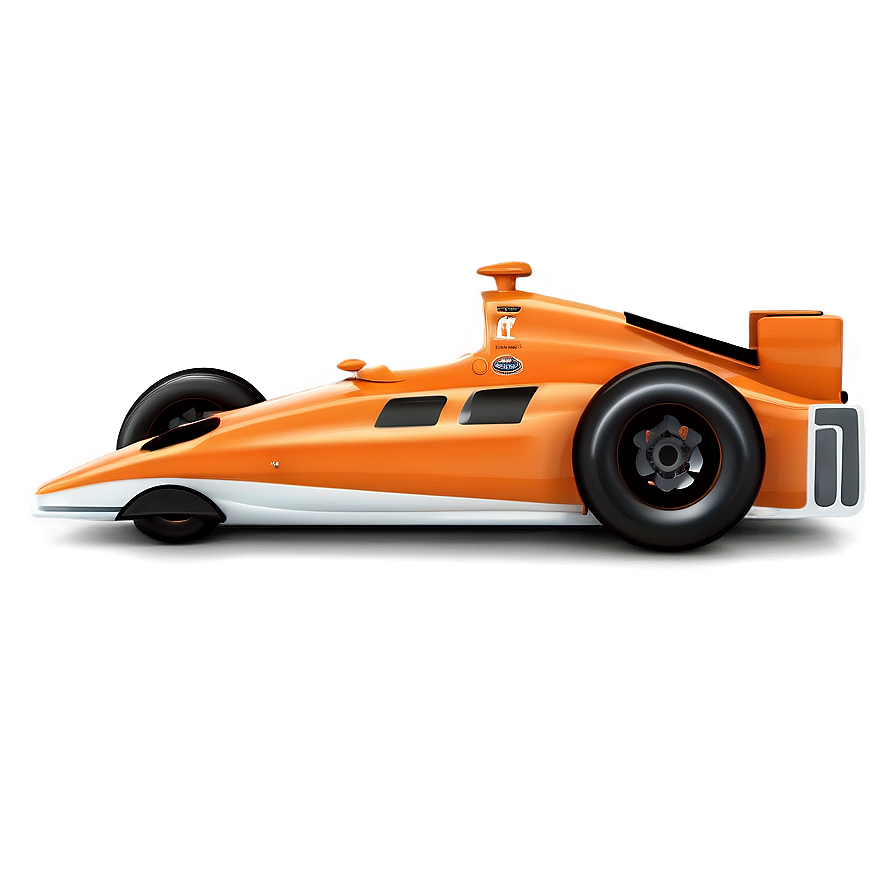 Orange Race Car Png 05242024