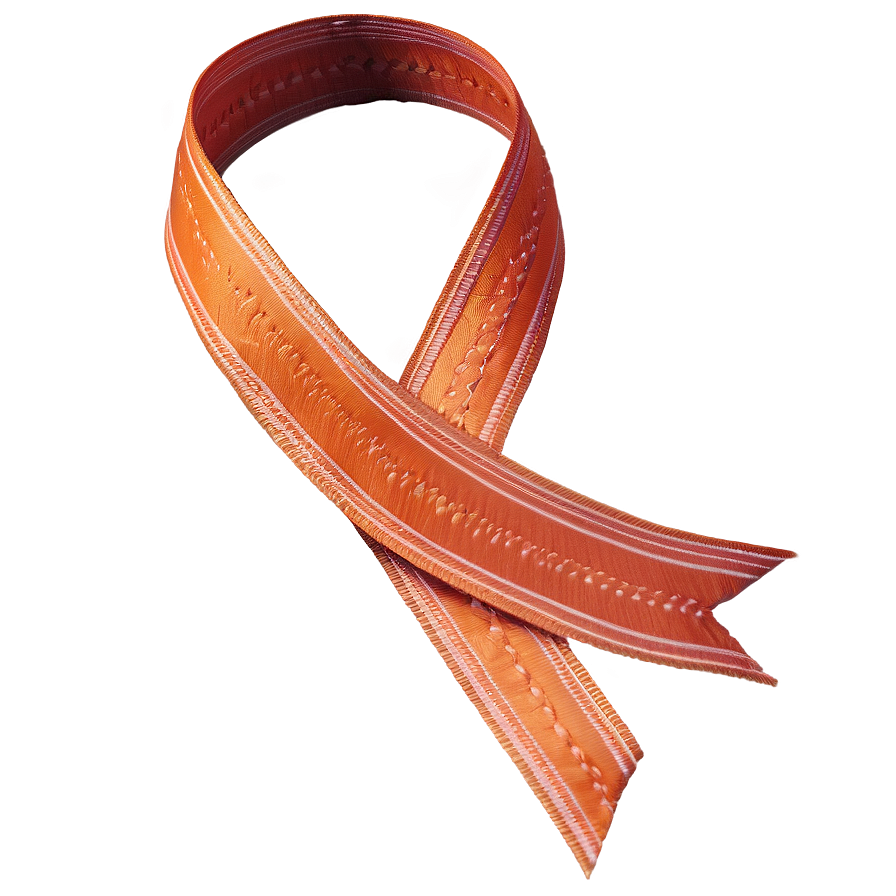 Orange Ribbon Curl Png 06242024