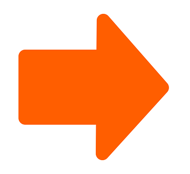 Orange Right Arrow Icon