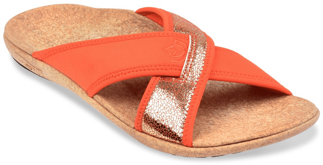 Women’s Spenco Lingo Slide Flame Sandal - Slide Sandal, HD Png Download PNG with transparent background