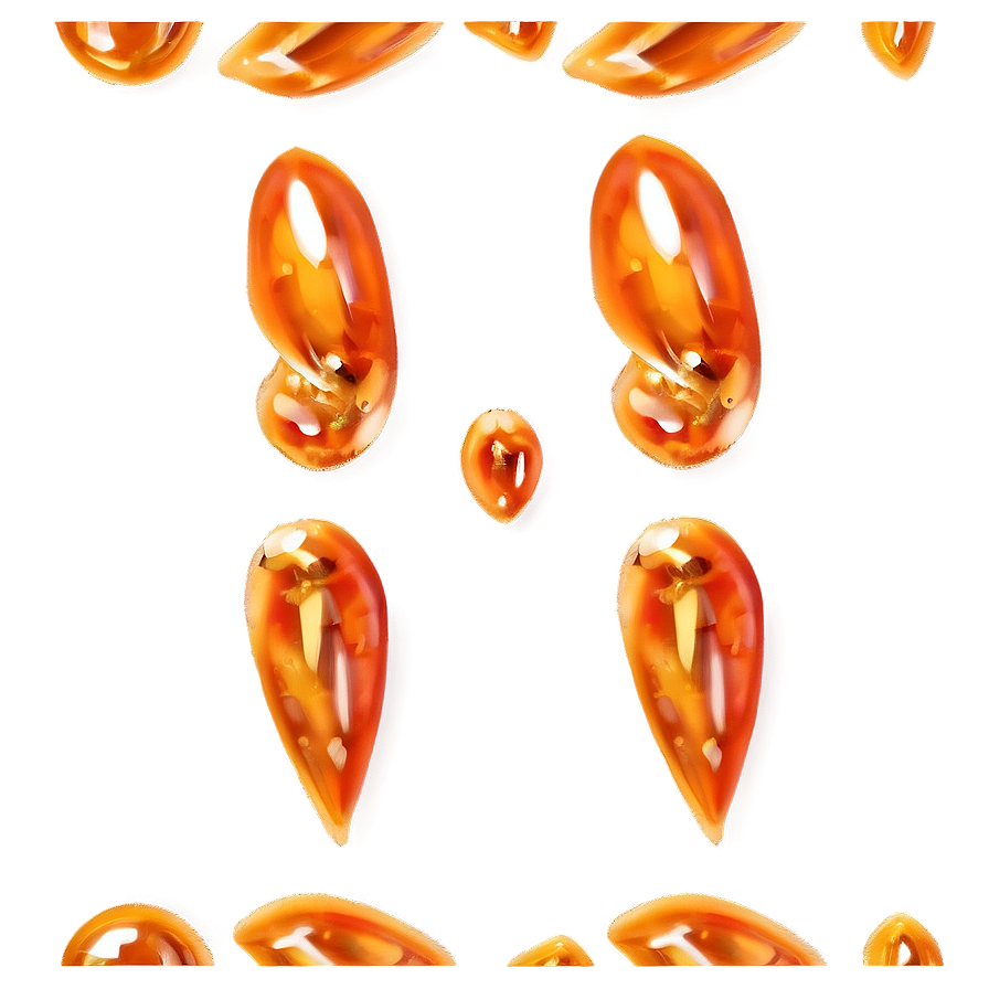 Orange Teardrop Png 05252024