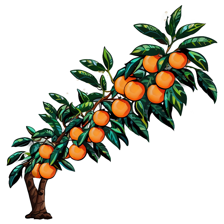 Orange Tree Clipart Png 86