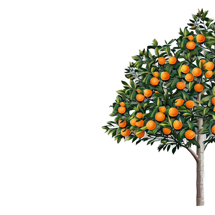 Orange Tree Garden Png Ofn51