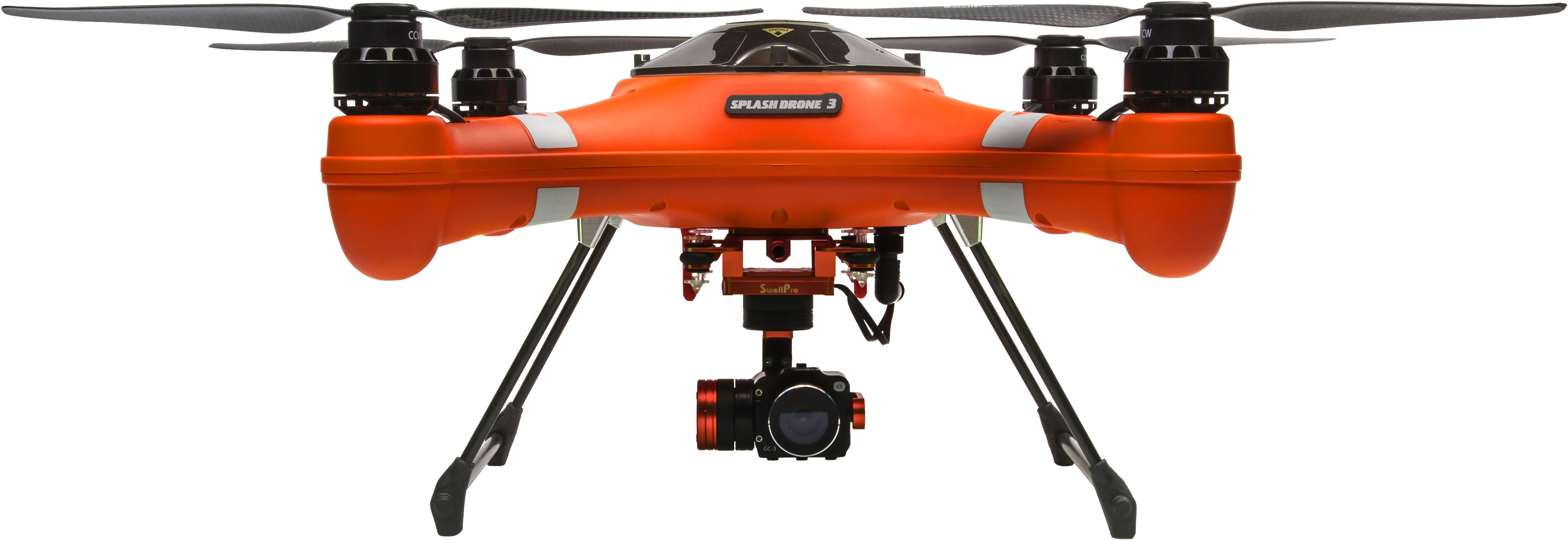 Waterproof 4k Camera 3 Axis Gimbal For Splashdrone - Drone 3 Camera, HD Png Download PNG with transparent background