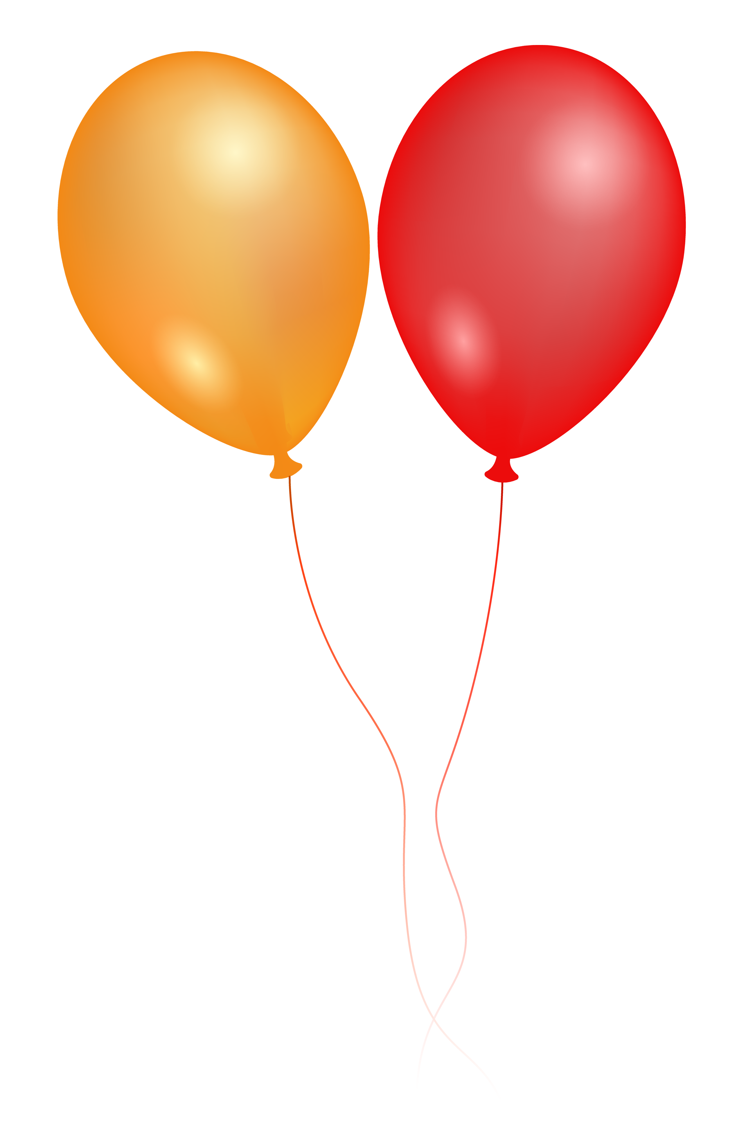 Orangeand Red Balloons