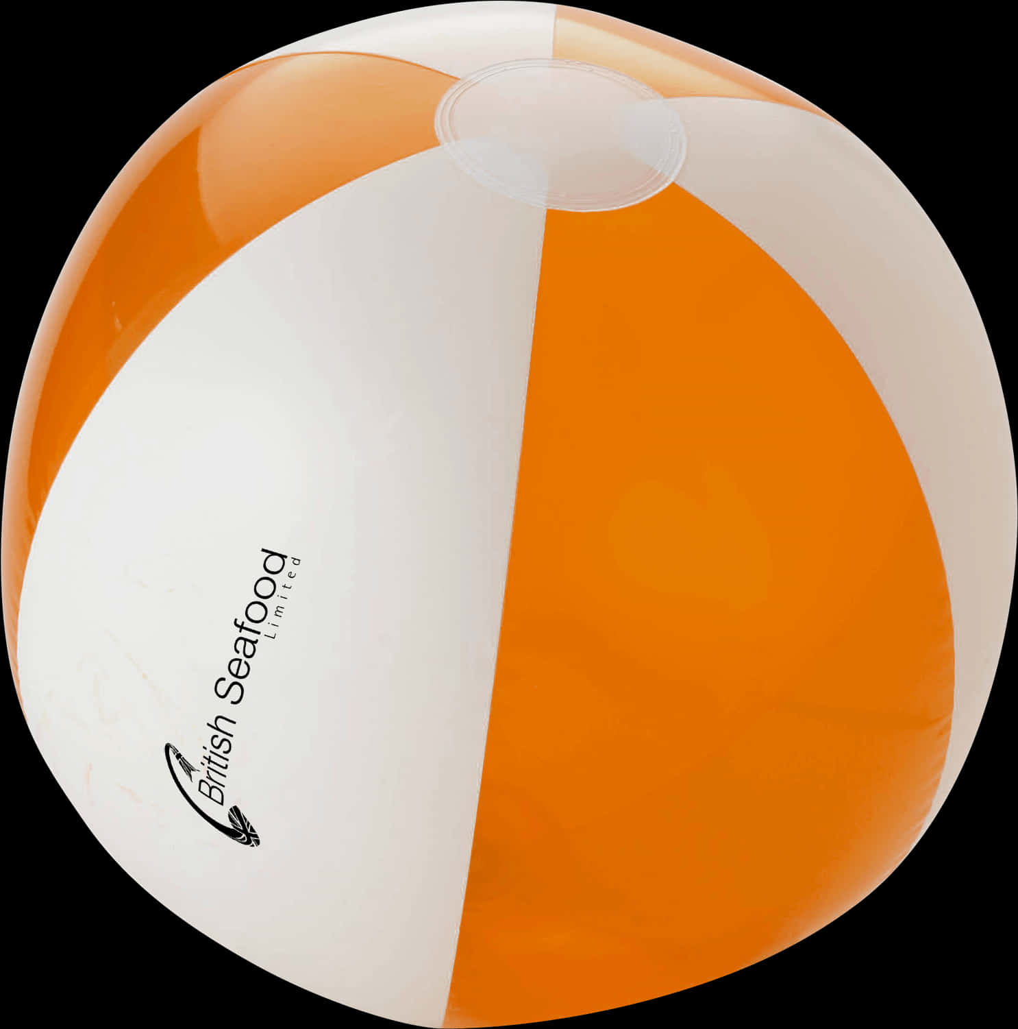 Orangeand White Beach Ball