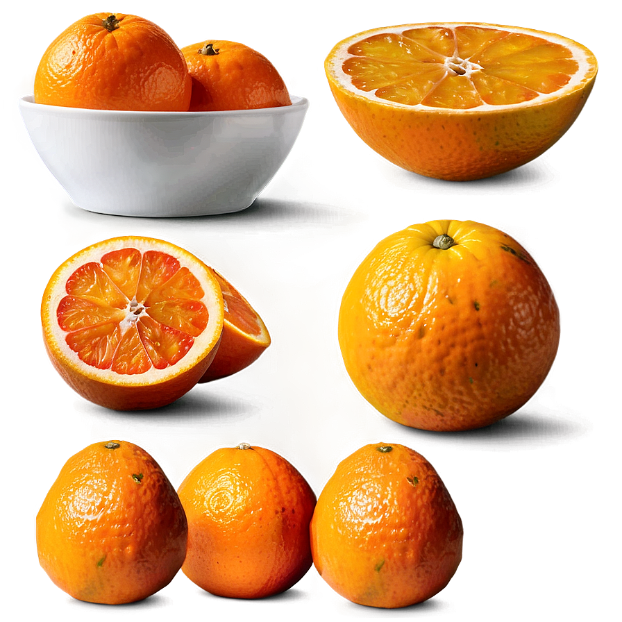 Oranges Set Png Gbh