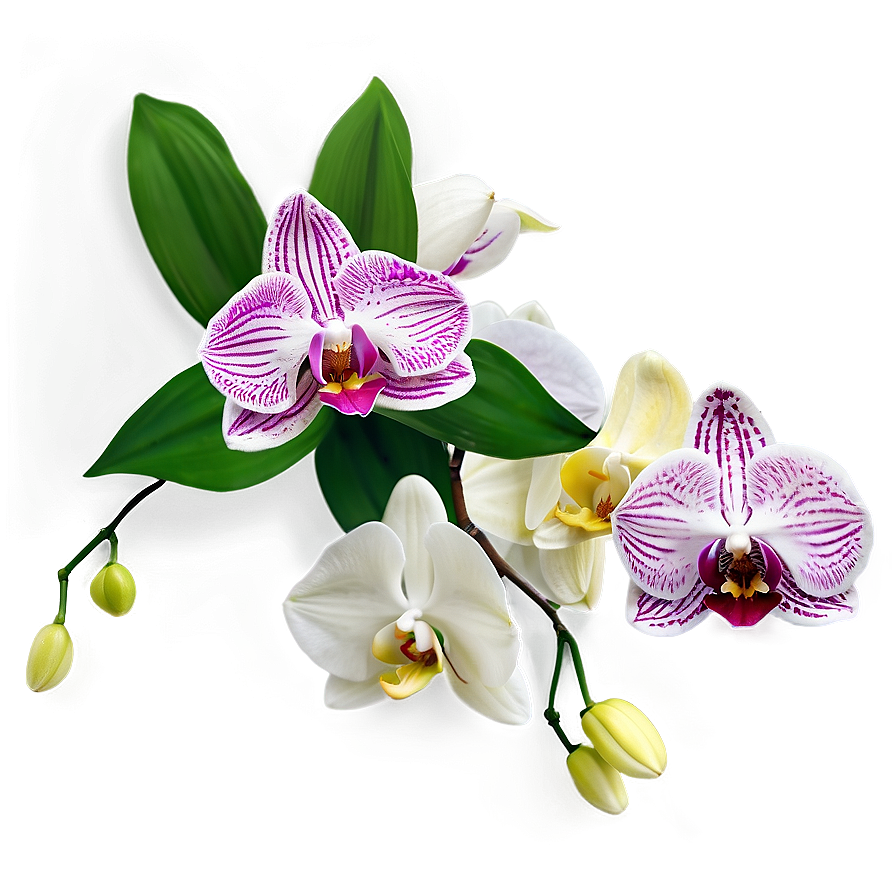 Orchid Bouquet PNG 05242024 PNG with transparent background