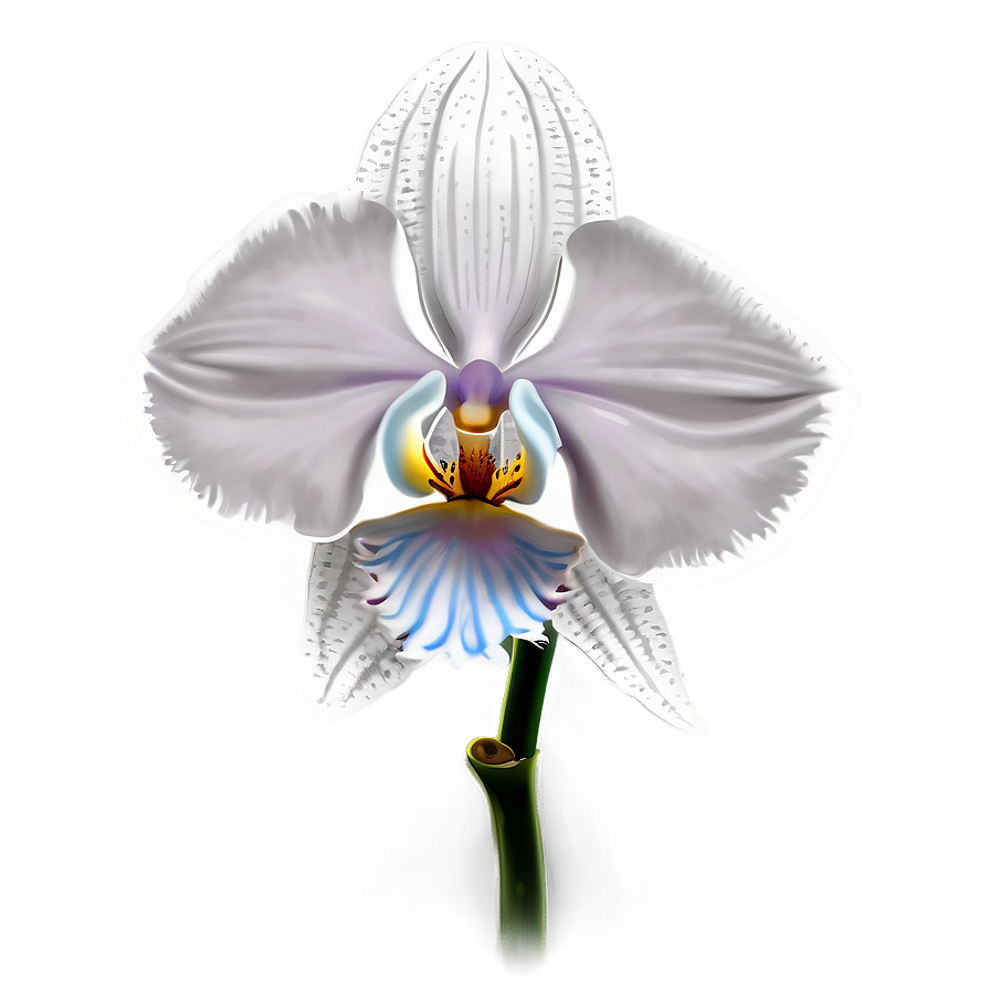 Orchid Flower Outline Png 57