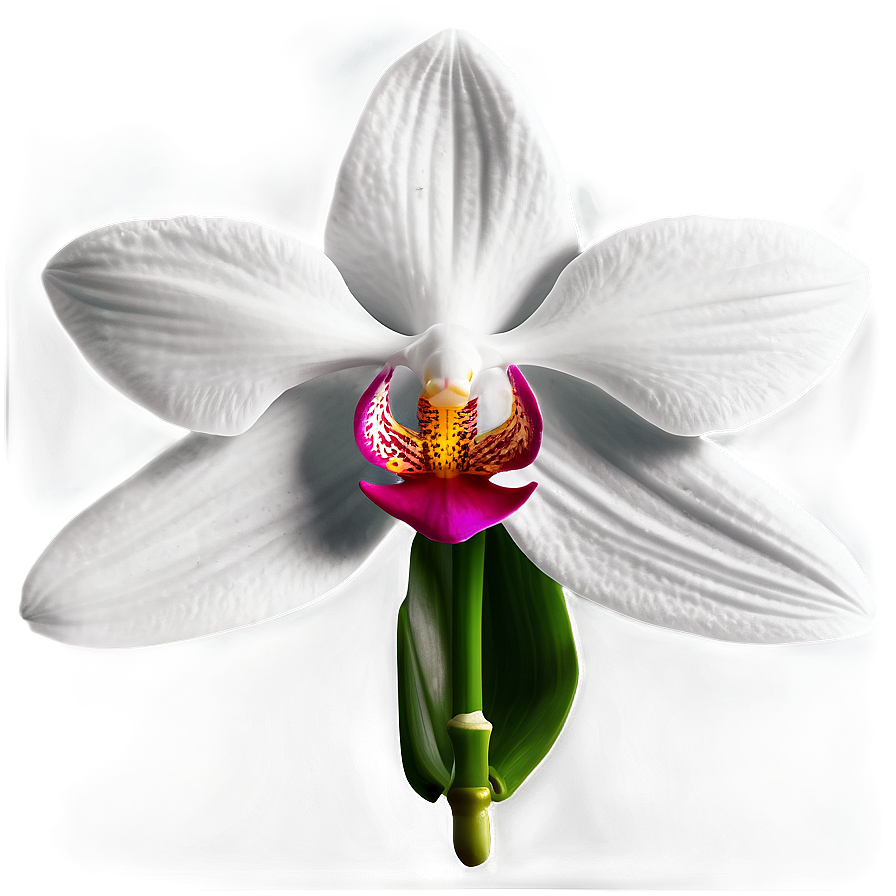 Orchid Flower Sketch Png Vhc