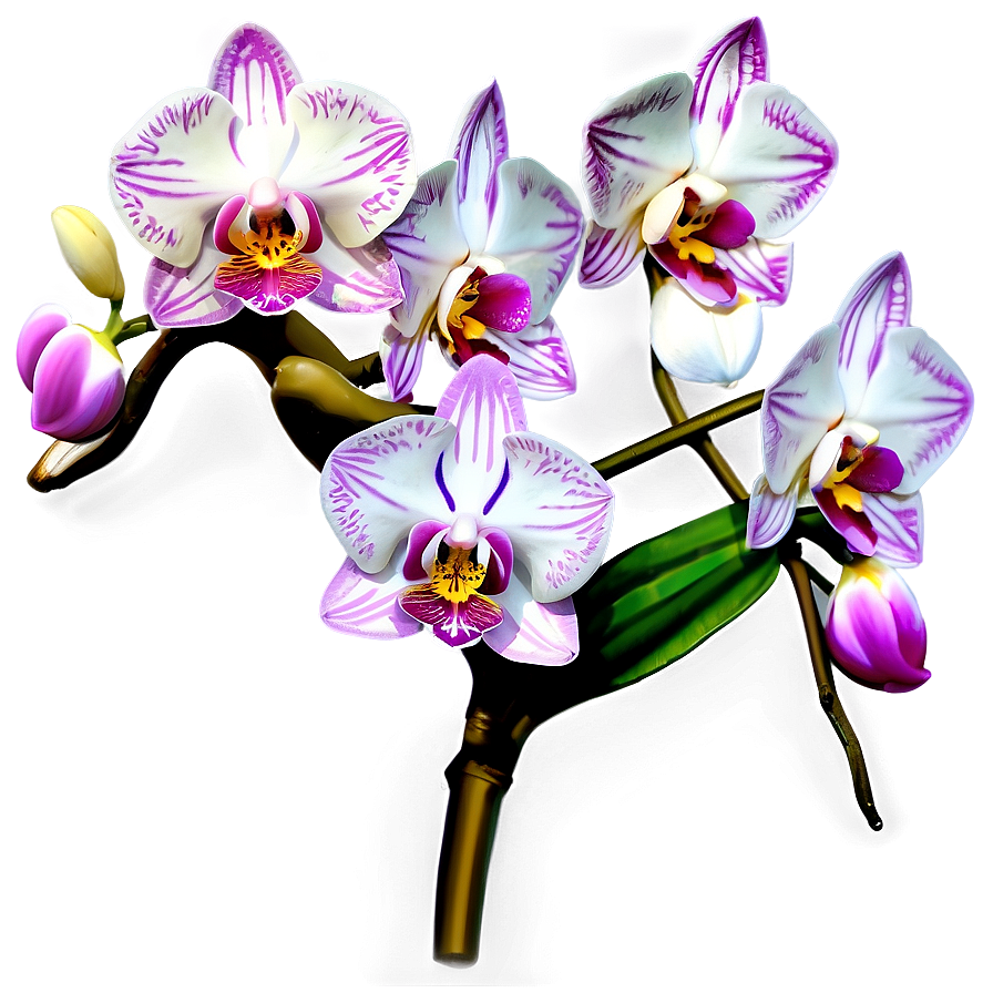 Orchid Illustration PNG 05242024 PNG with transparent background