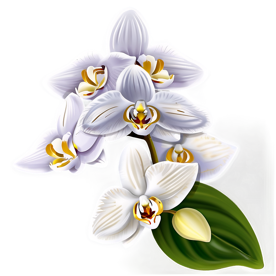 Orchid Sticker Image Png Djh54