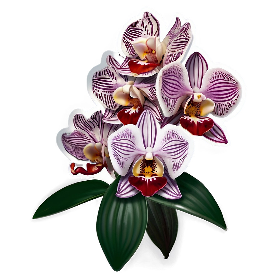 Orchid Sticker Image Png Mcd23