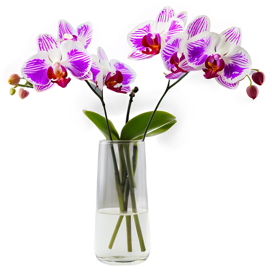 Orchids In Vase Png Brw96