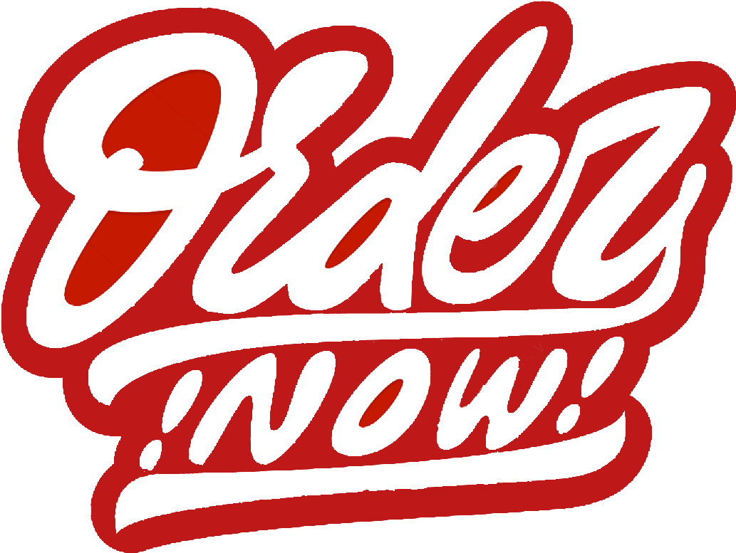 Order Now Calligraphy PNG with transparent background