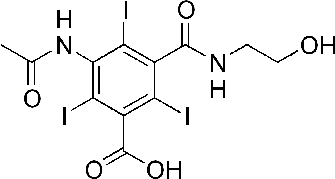 Ioxitalamic Acid - 2 4 D 2 4 Dichlorophenoxy Acetic Acid, HD Png Download PNG with transparent background