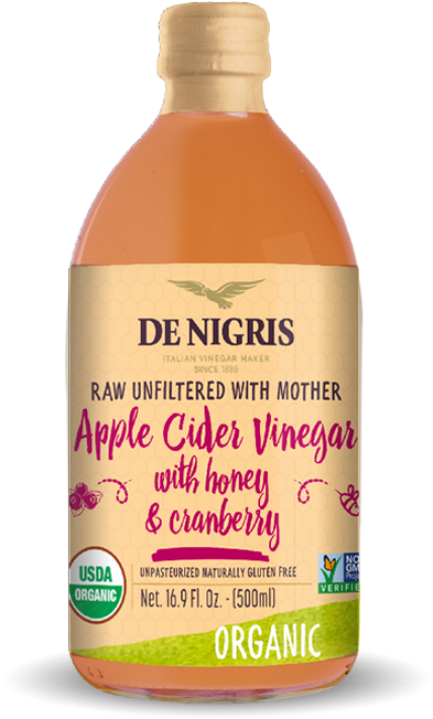 Organic Apple Cider Vinegarwith Honey Cranberry