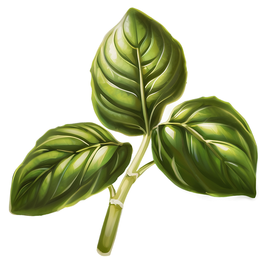 Organic Basil Herb Png 85