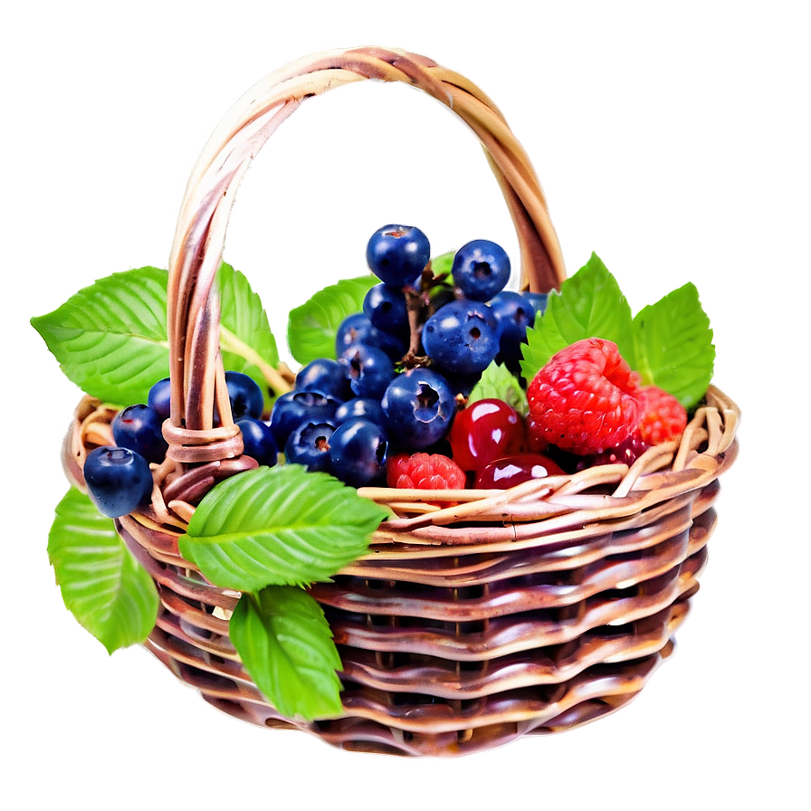 Organic Berries Basket Png Yfi