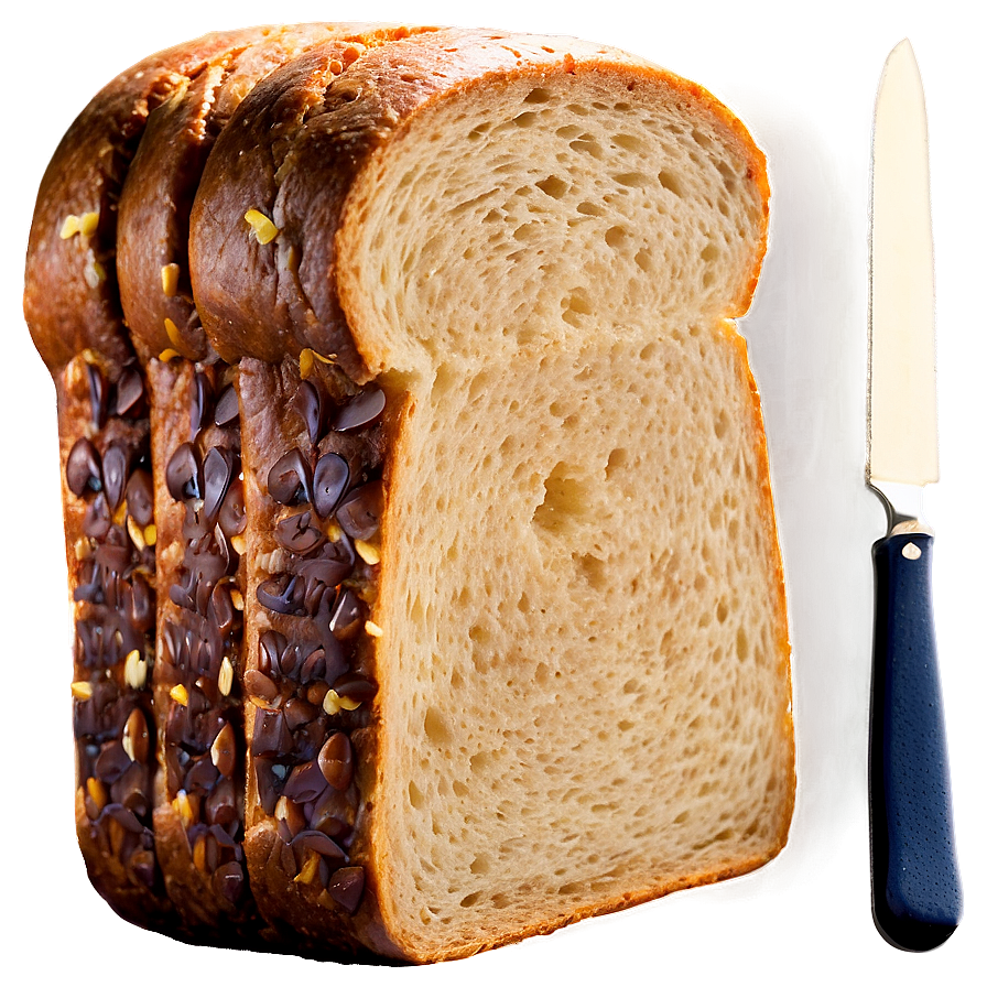 Organic Bread Slice Png 06132024