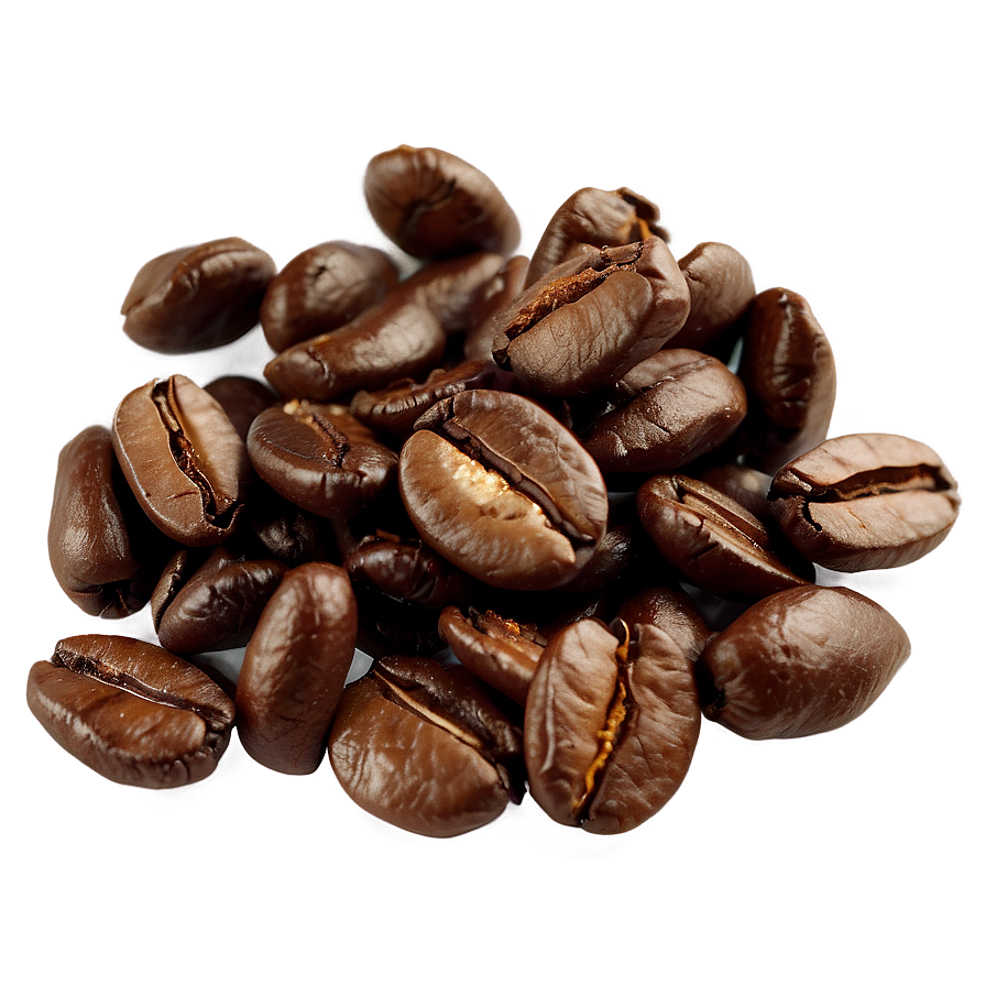 Organic Fair Trade Coffee Beans PNG 7 PNG with transparent background