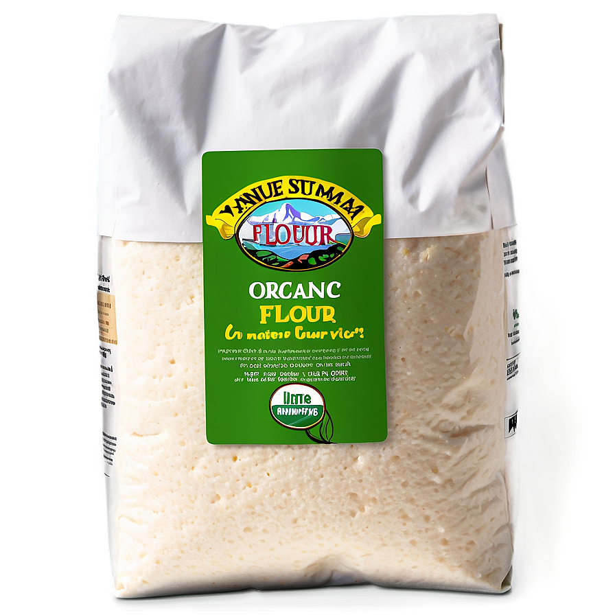 Organic Flour PNG 06122024 PNG with transparent background
