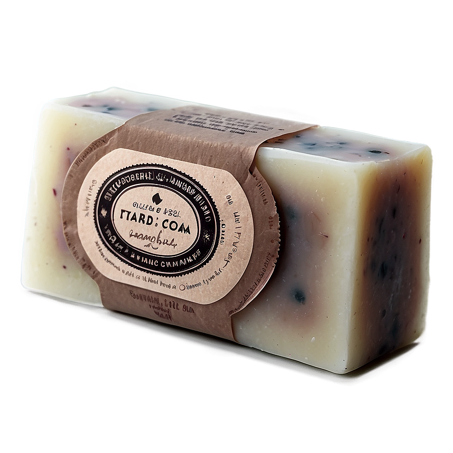 Organic Handmade Soap Bar PNG 06252024 PNG with transparent background