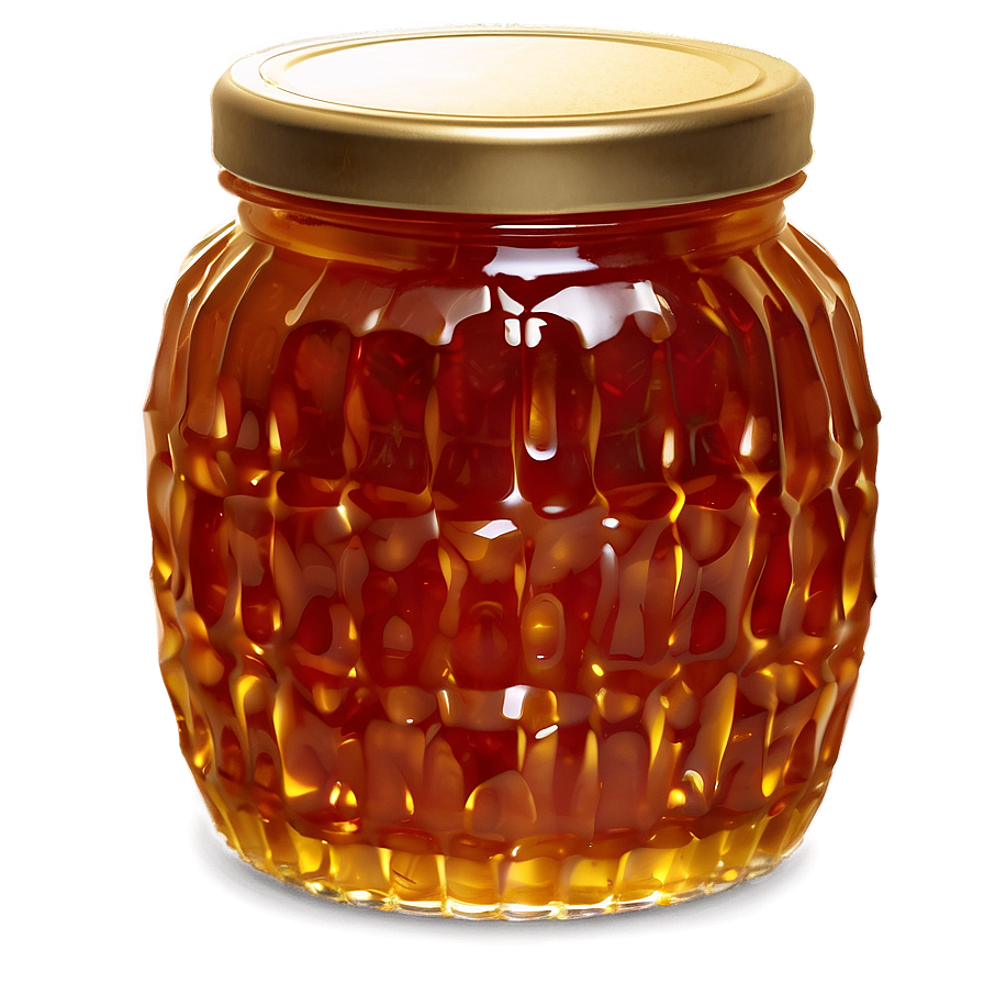 Organic Honey Jar Png 06212024