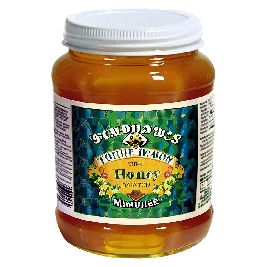 Organic Honey Jar PNG vld PNG with transparent background
