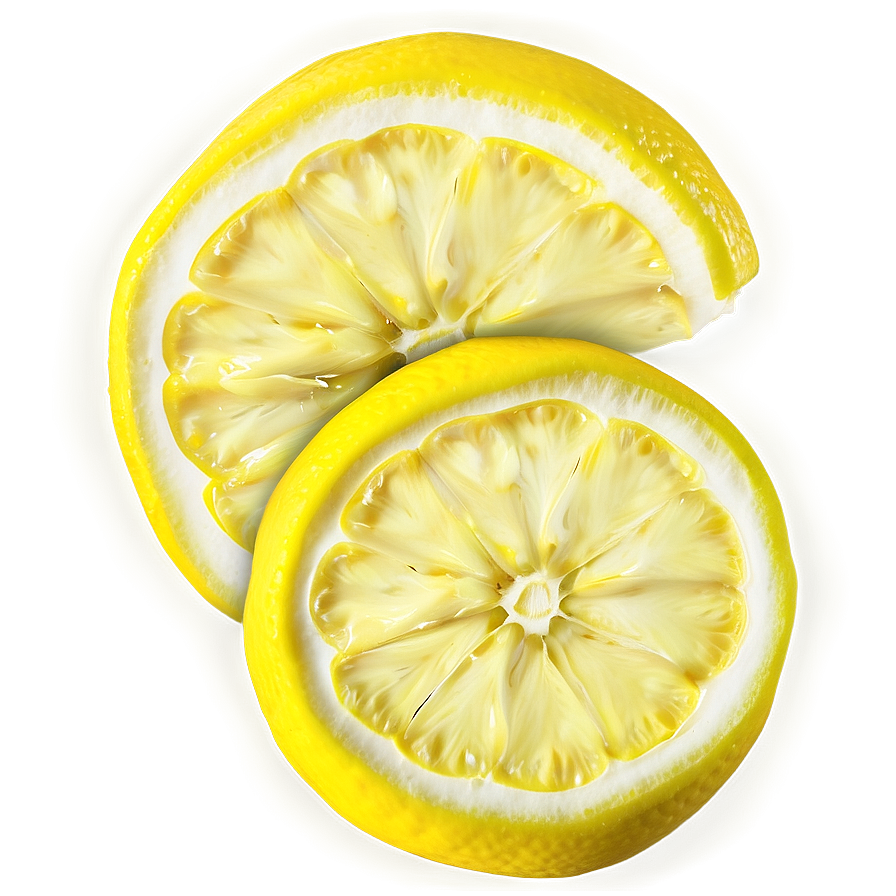 Organic Lemon Slices Png 15