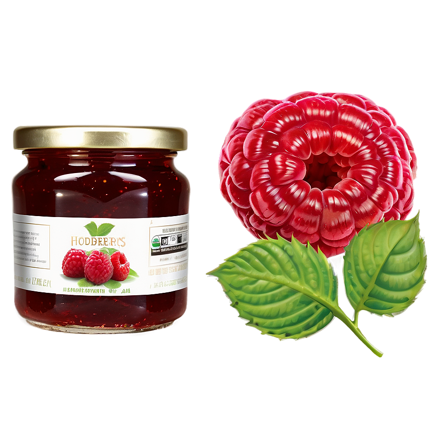 Organic Raspberry Jam Png Snd