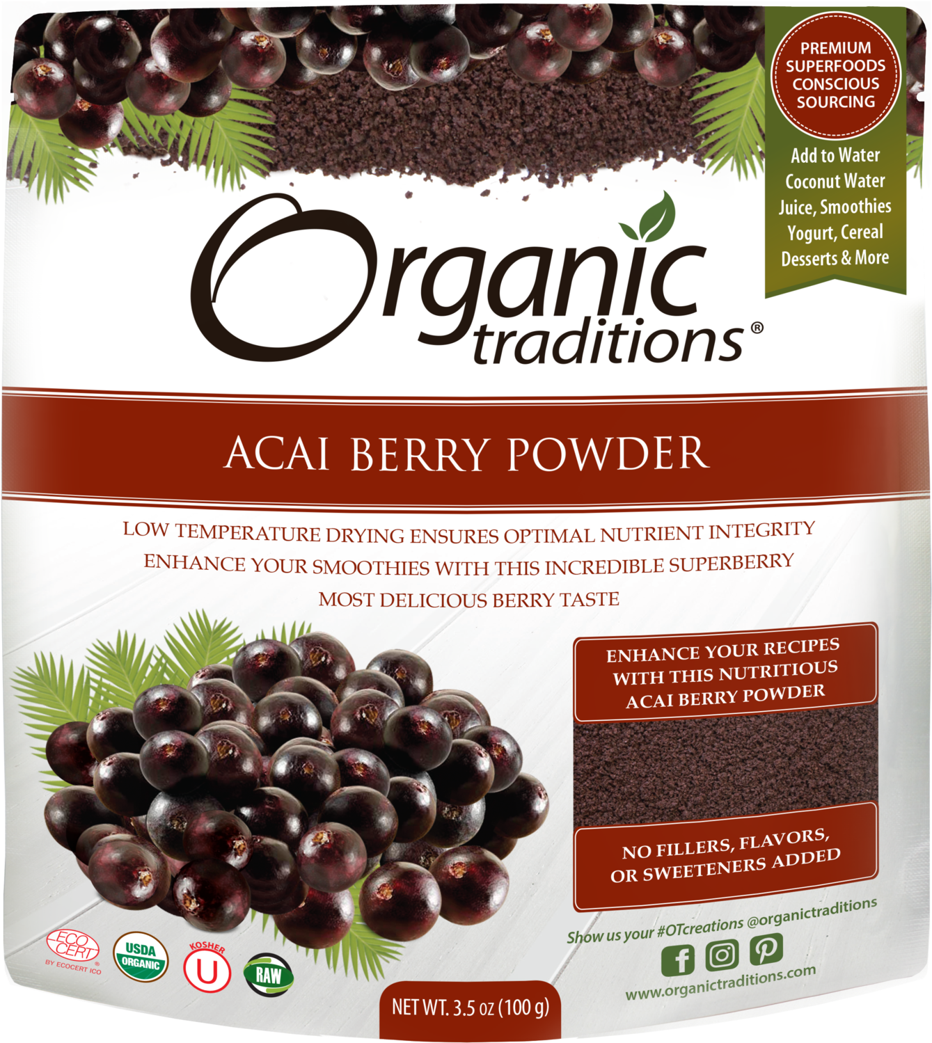 Organic Traditions Turmeric Powder, HD Png Download PNG with transparent background