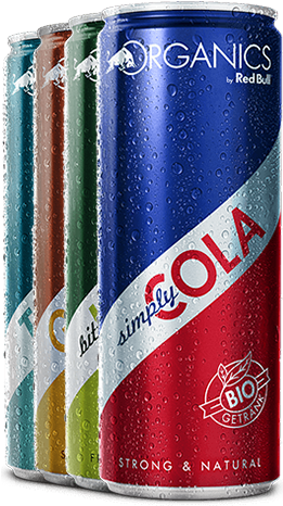 Organics By Red Bull - Red Bull Organics Cola PNG with transparent background