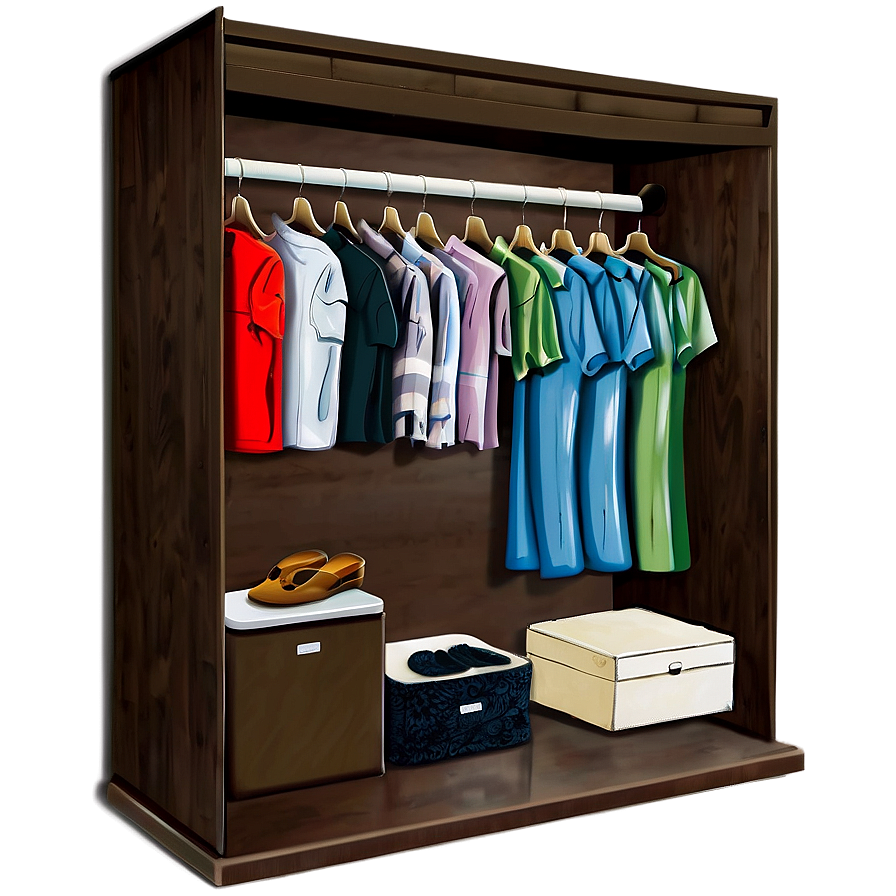 Organized Closet Space Png Gkr