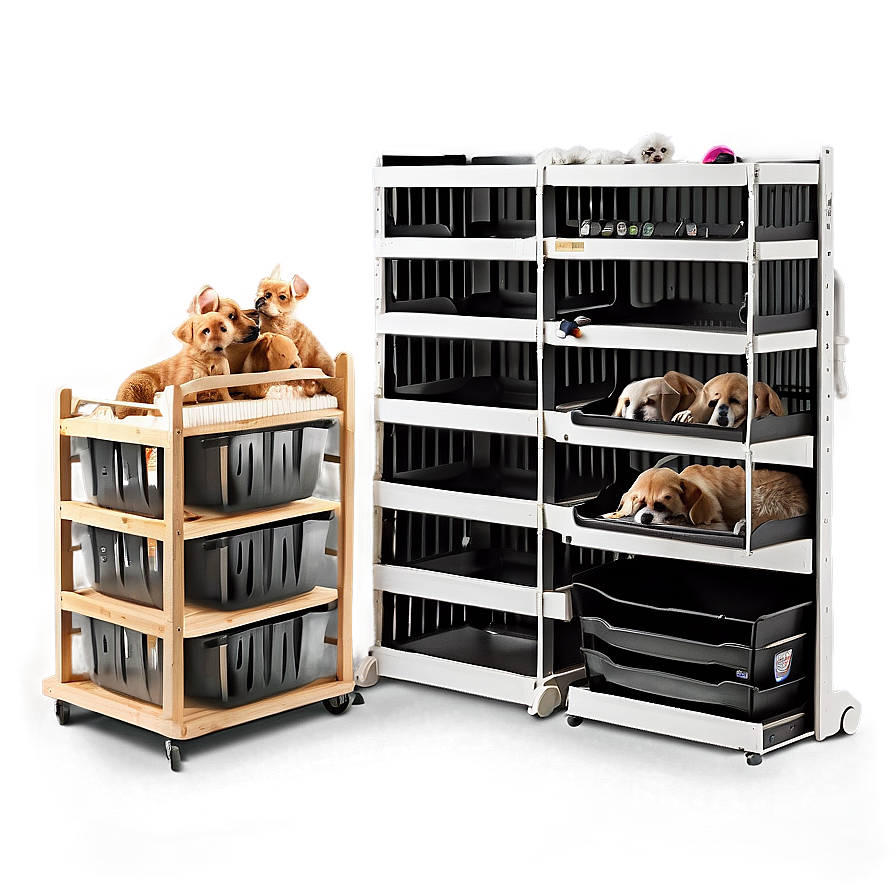 Organized Pet Supplies Corner Png 06212024