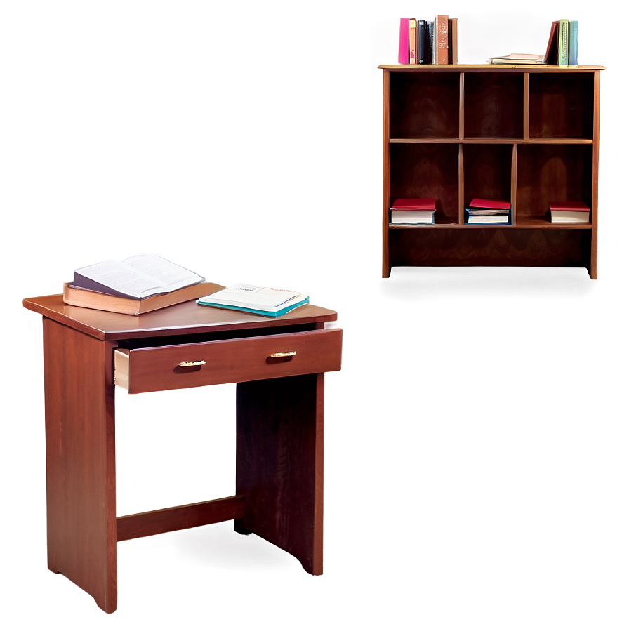 Organized Study Table Png 30