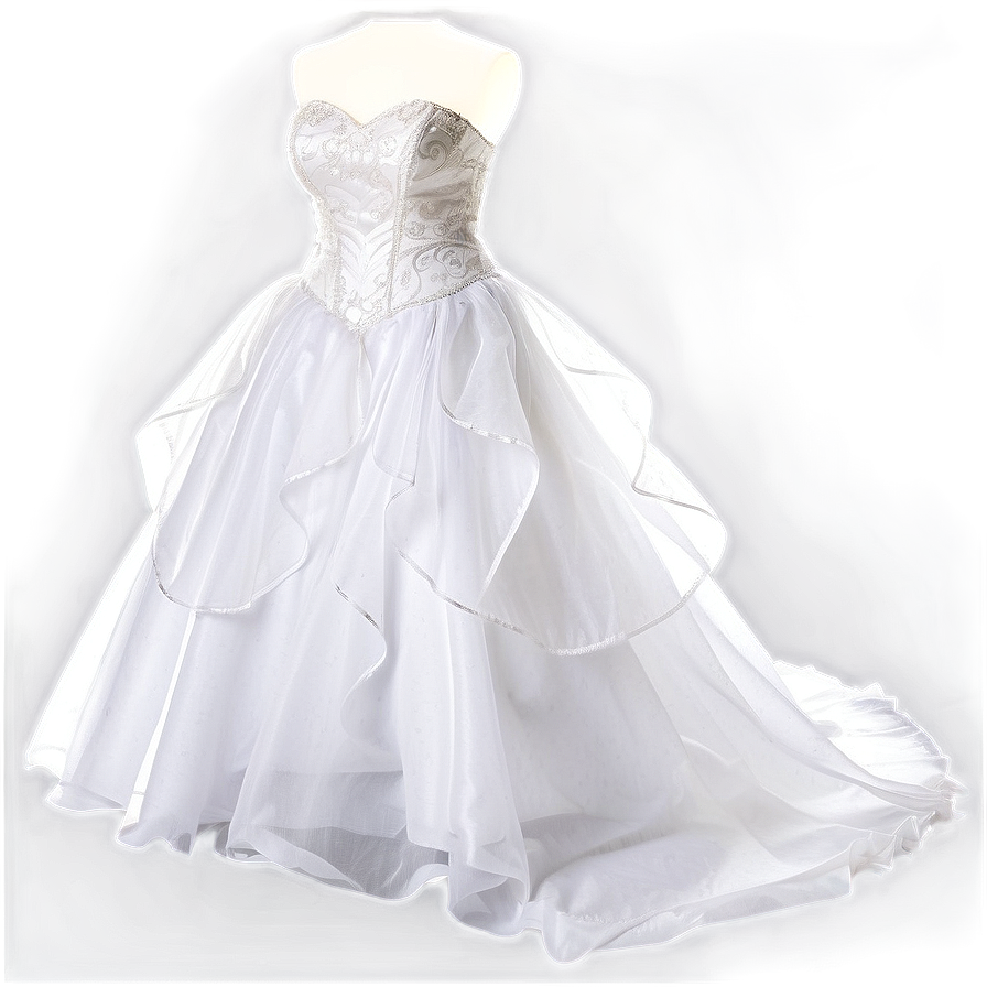 Organza Wedding Dresses Png Xpt