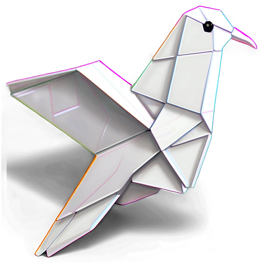 Origami Dove Clipart Png 06262024