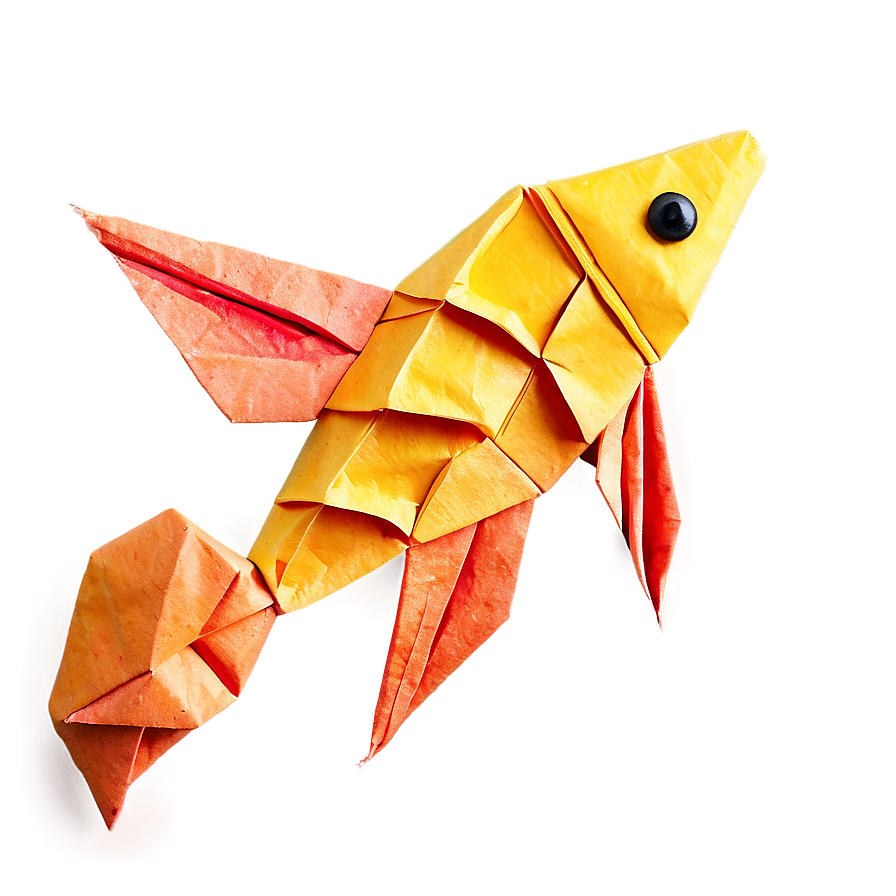 Origami Fish Art Png Grr36