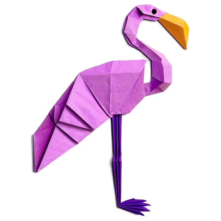 Origami Flamingo Design Png Ccb64