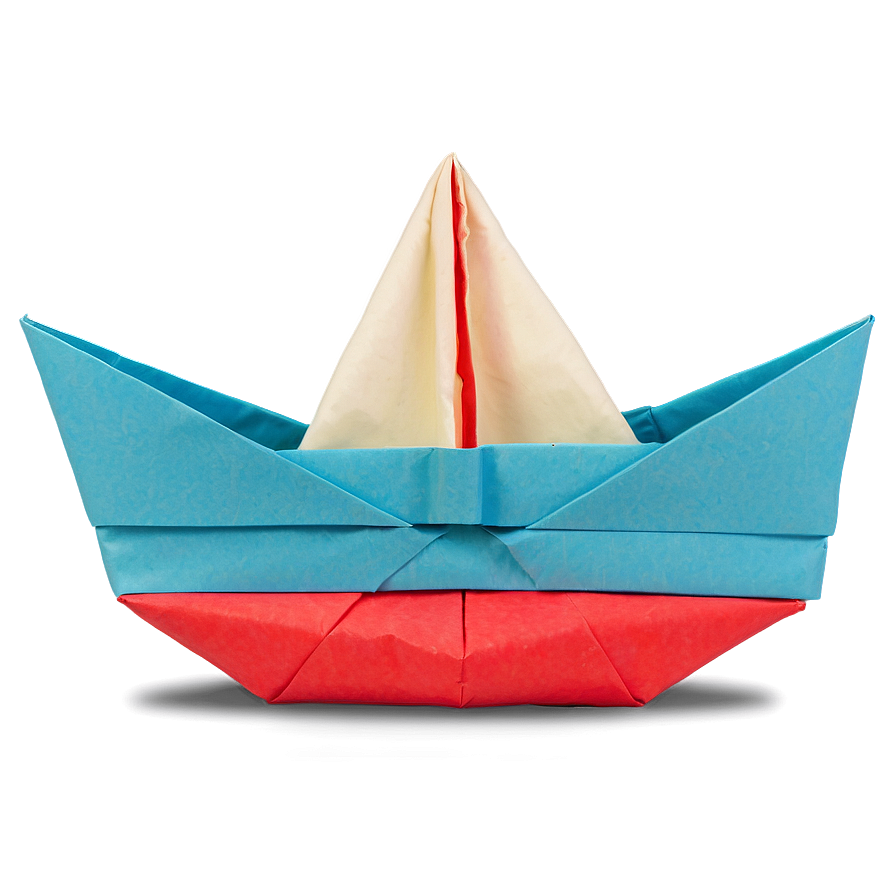 Origami Paper Boat Set Png 39