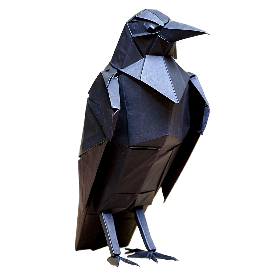 Origami Raven Figure Png Bxb22