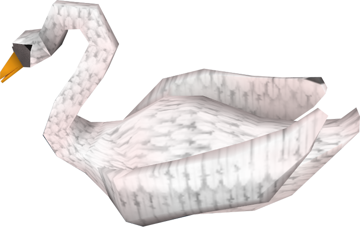 Origami Swan3 D Model