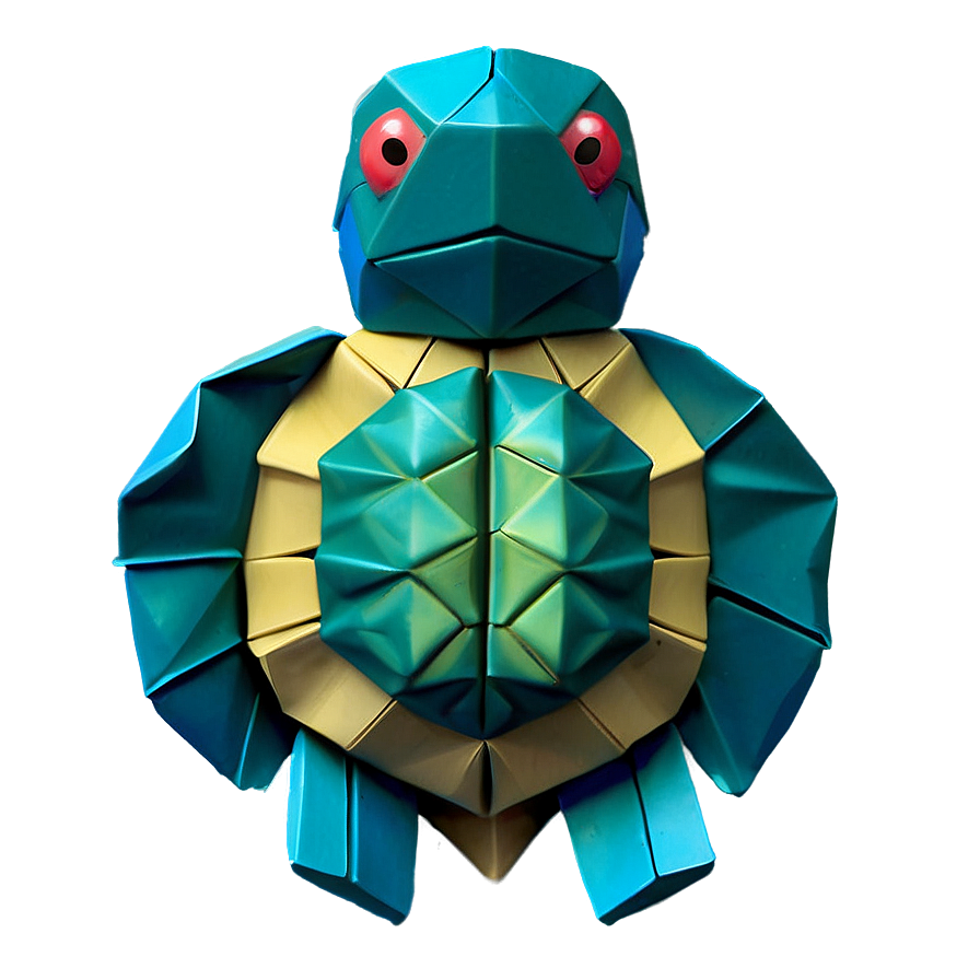 Origami Turtle Design Png 06242024