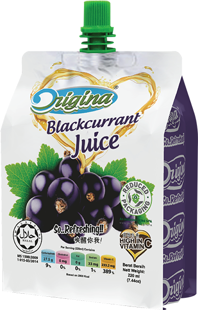 Origina Blackcurrant Juice Pouch