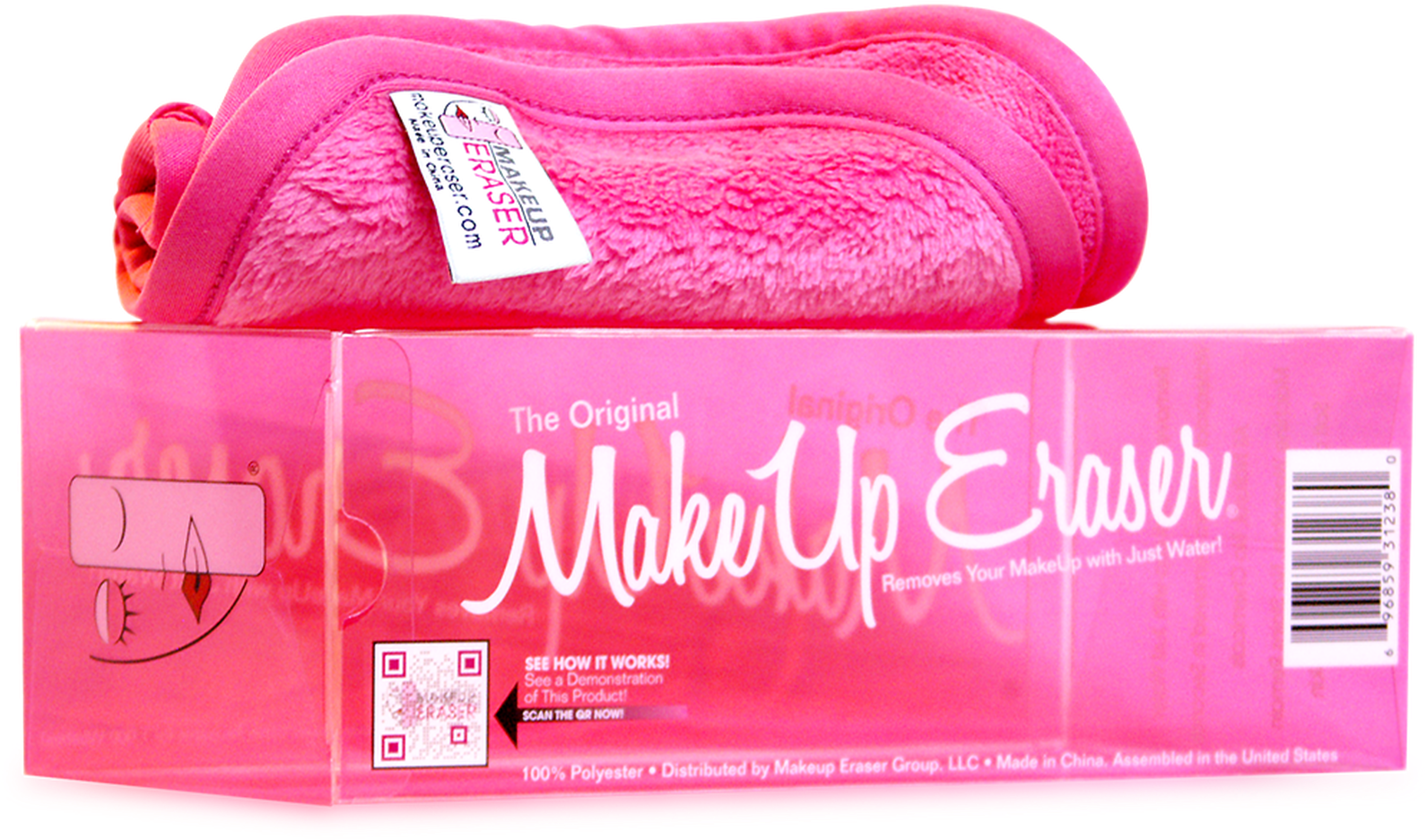 Original Makeup Eraser Pink Toweland Packaging